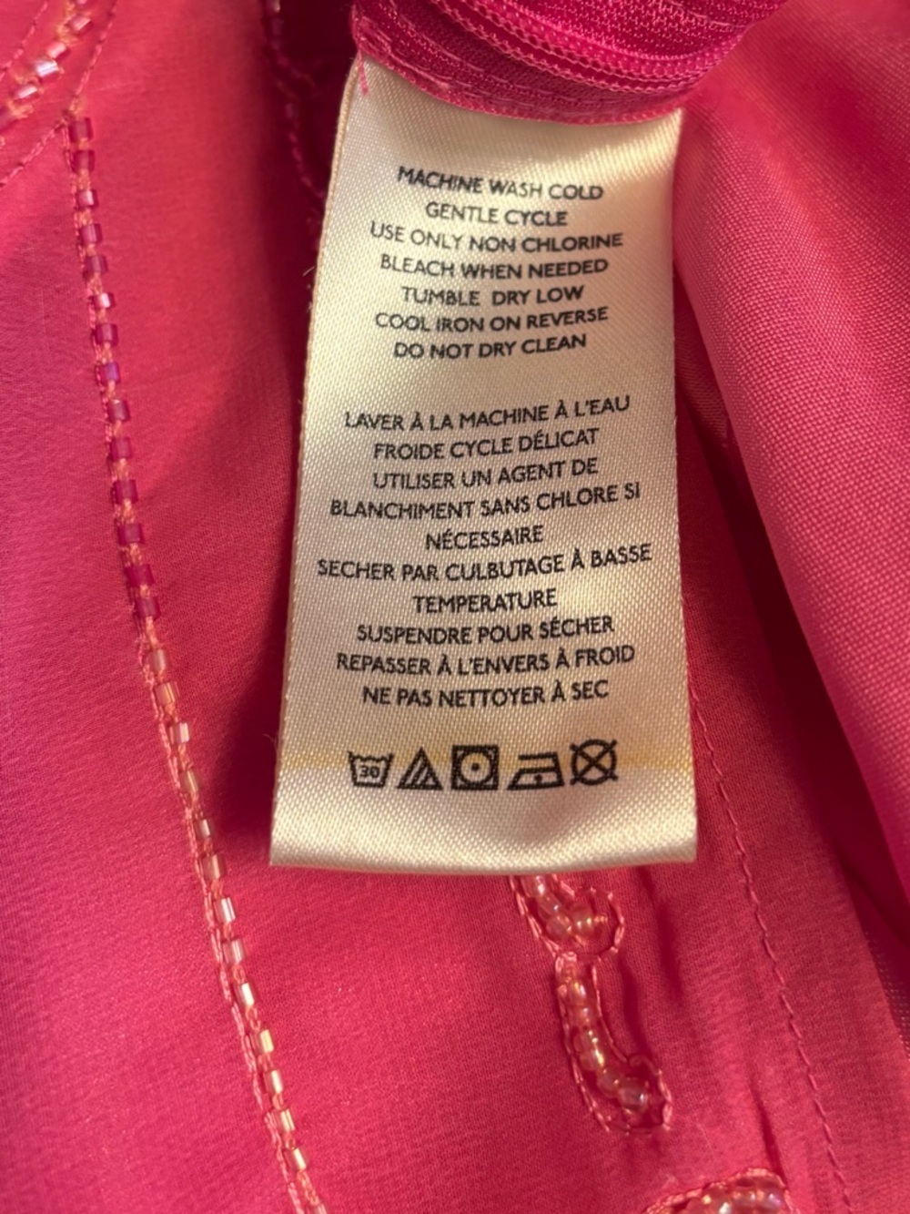 NWT! Free People Pink Embroidered Sequin Tie-Waist Mini Skort - Picture 12 of 12